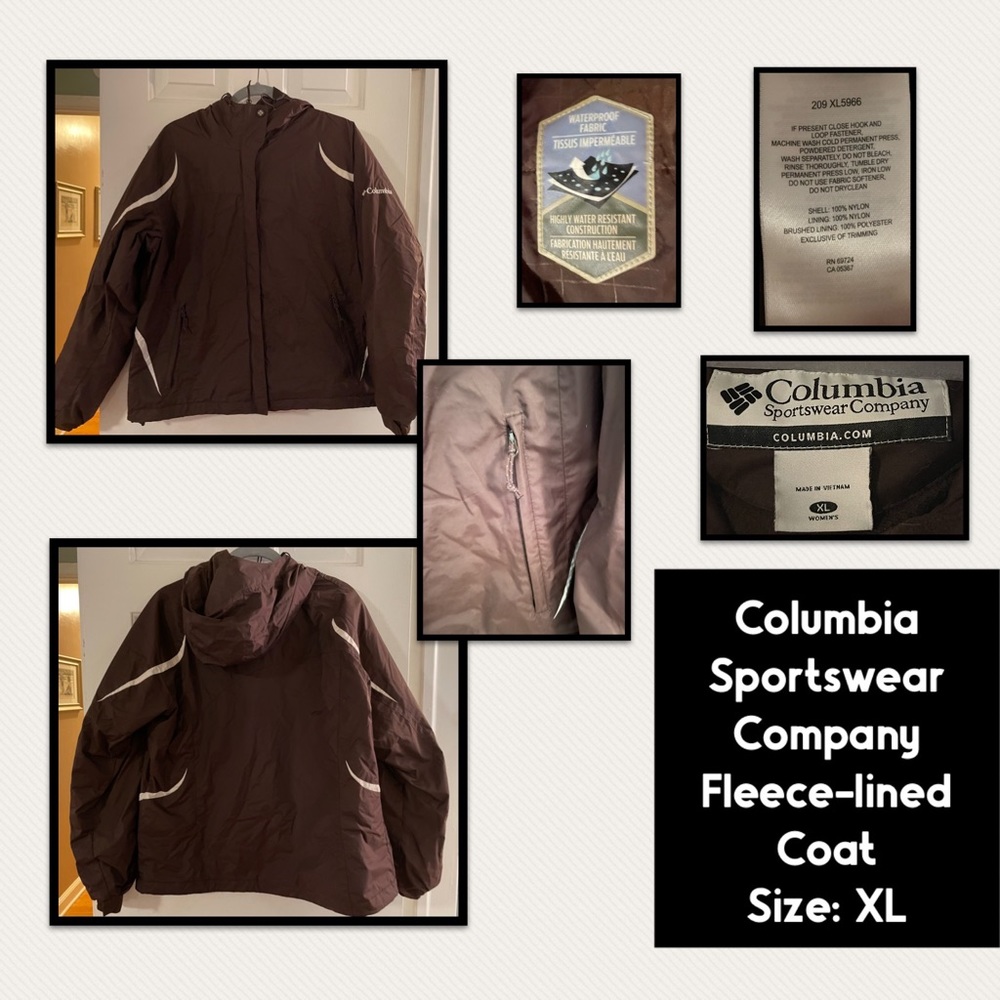 Columbia Sportswear Brown Winter Coat - Pre-Owned